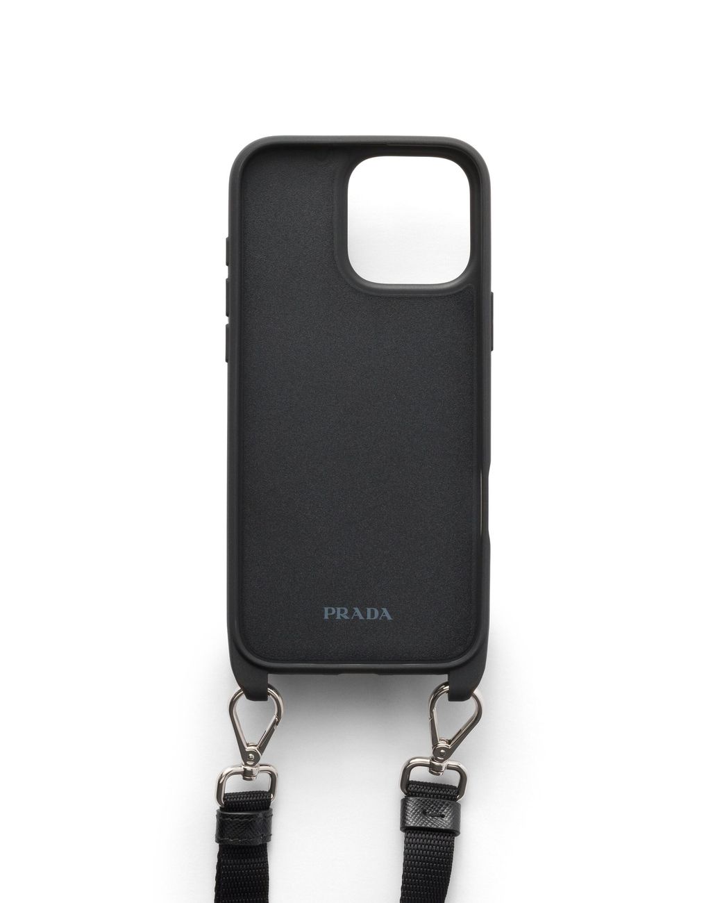 Coque Pour Iphone 16 Pro Max En Cuir Saffiano, Homme Prada pour homme en coloris White