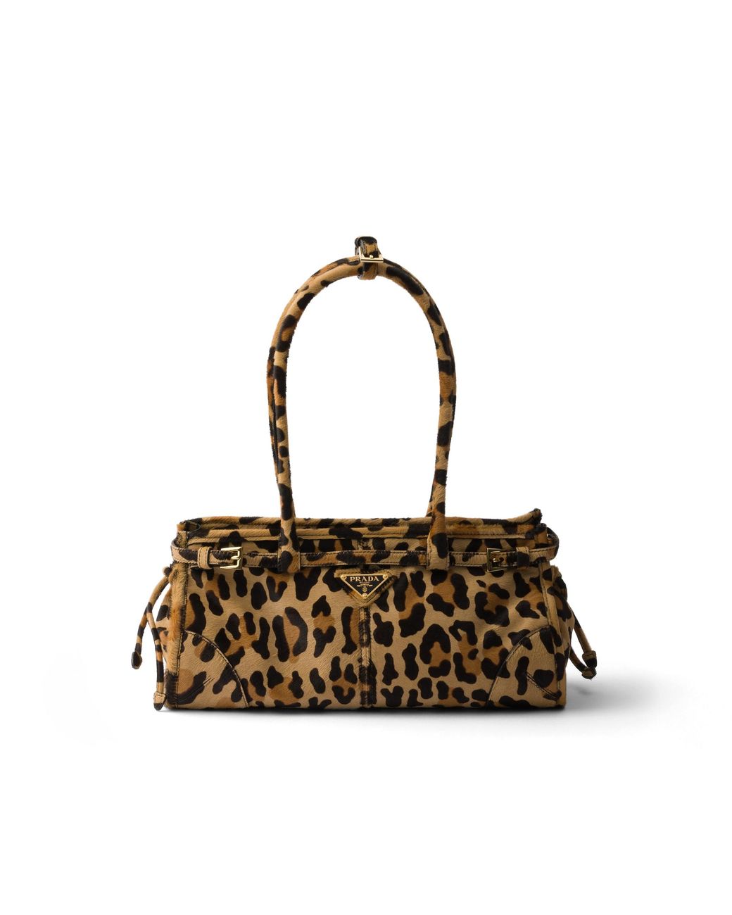 Prada Multicolor Bonnie Medium Printed Leather Handbag
