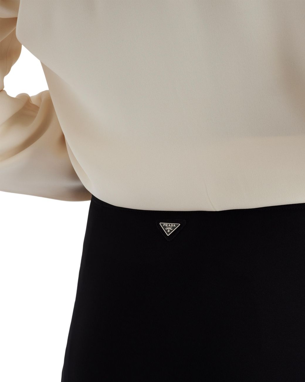 Prada Blue Stretch Fabric Slip