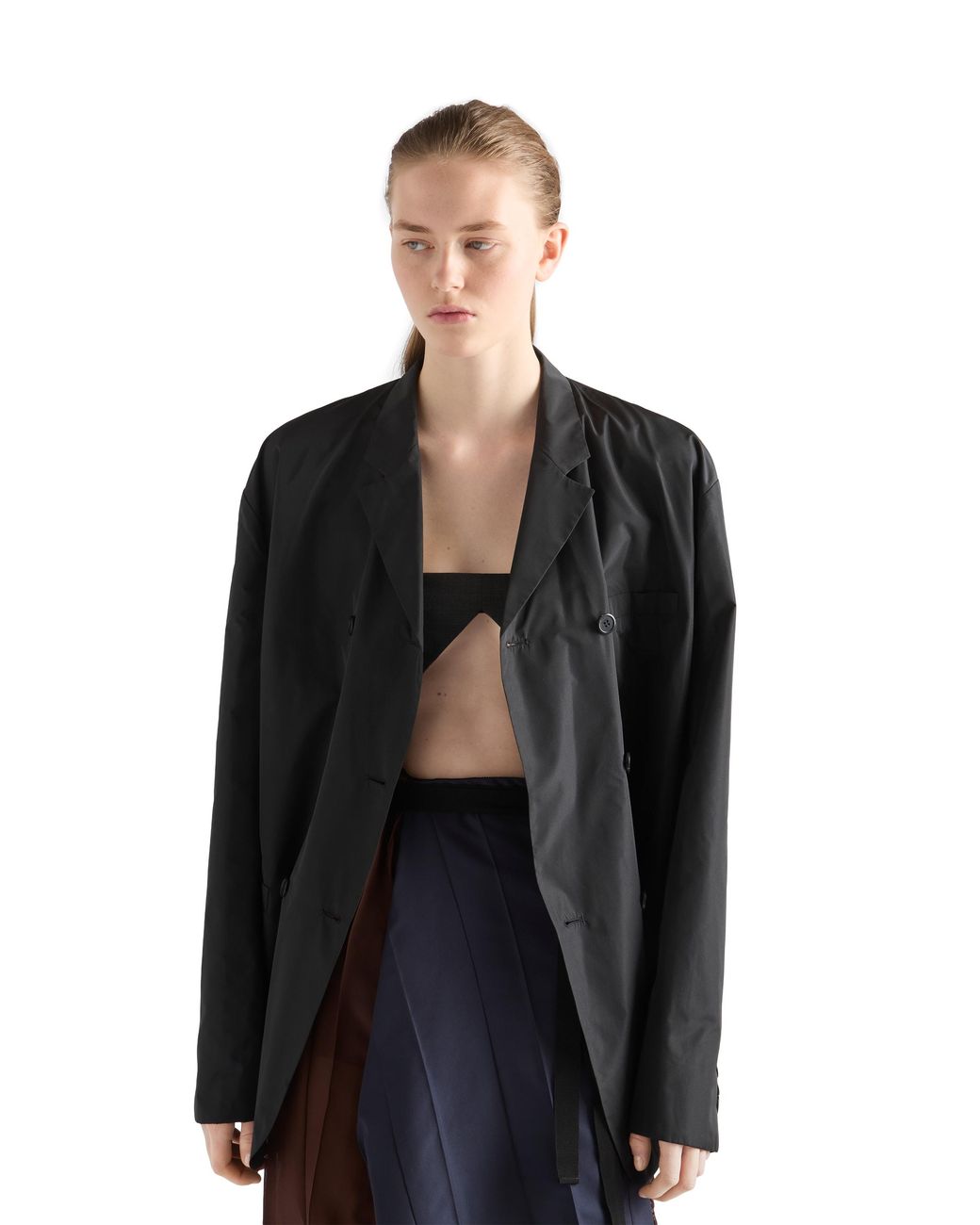 Prada Black Wool Top