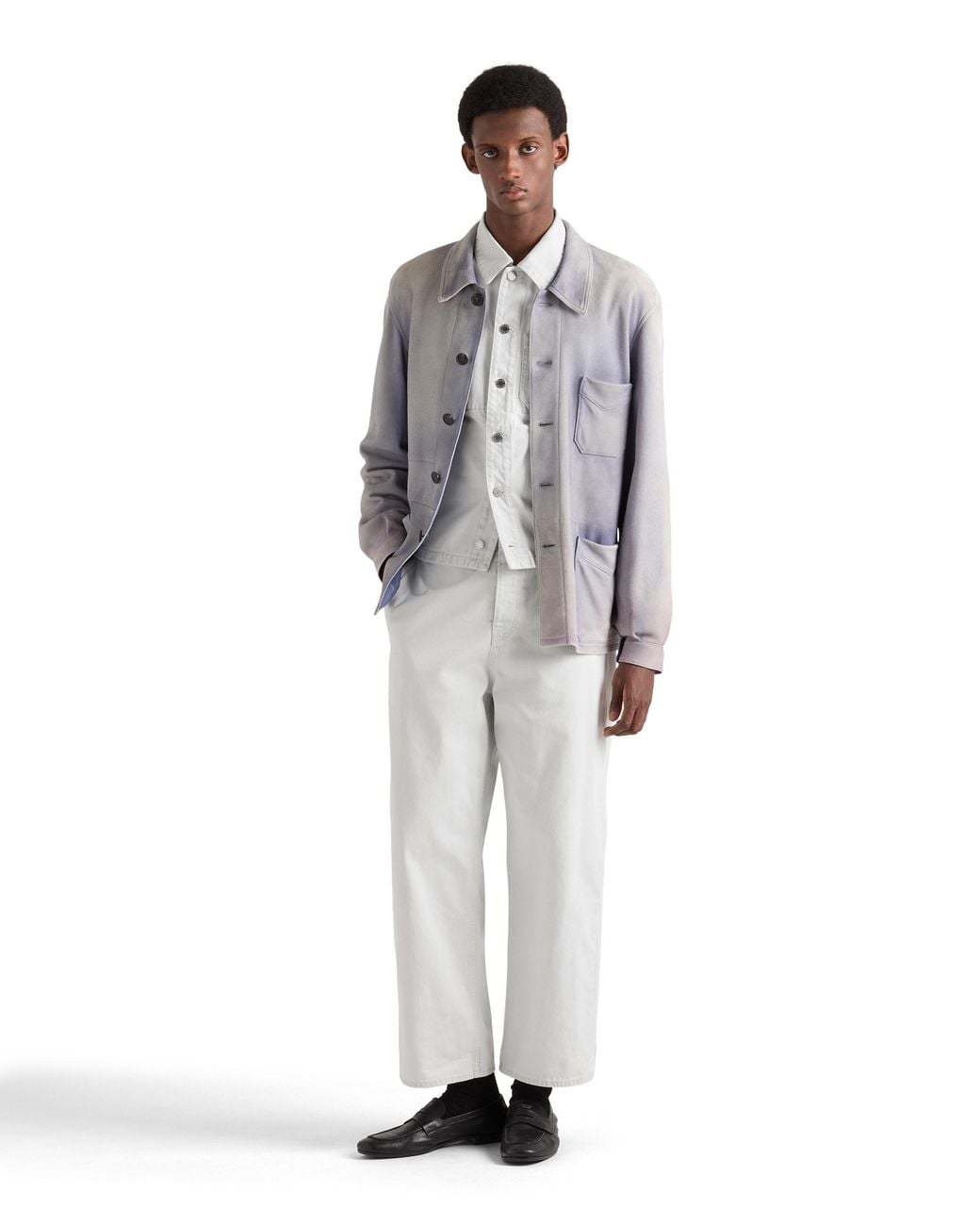 Blouson di Prada in White da Uomo