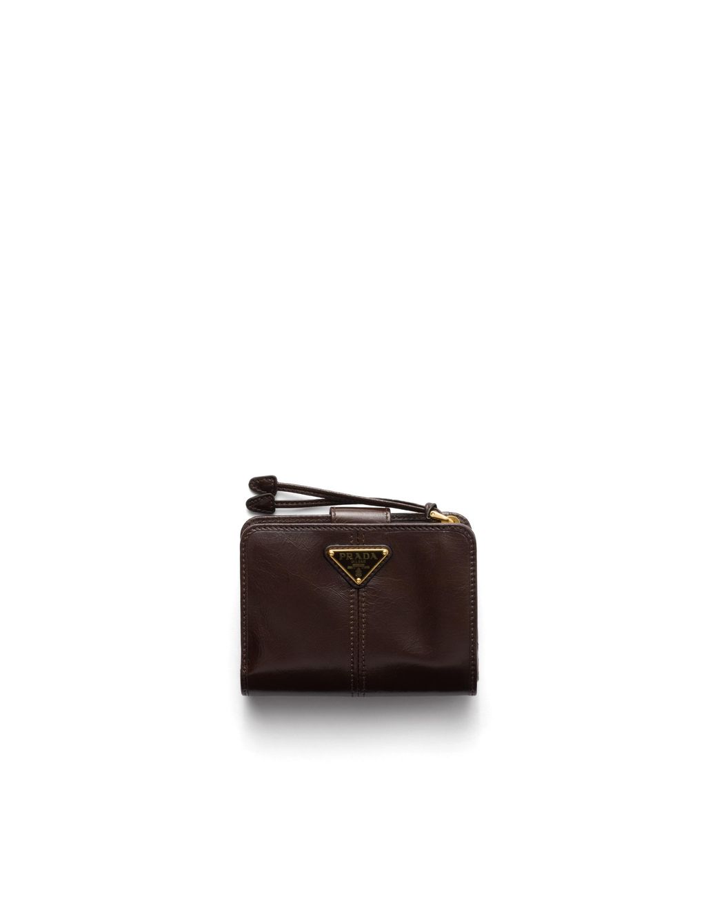 Prada White Small Leather Wallet