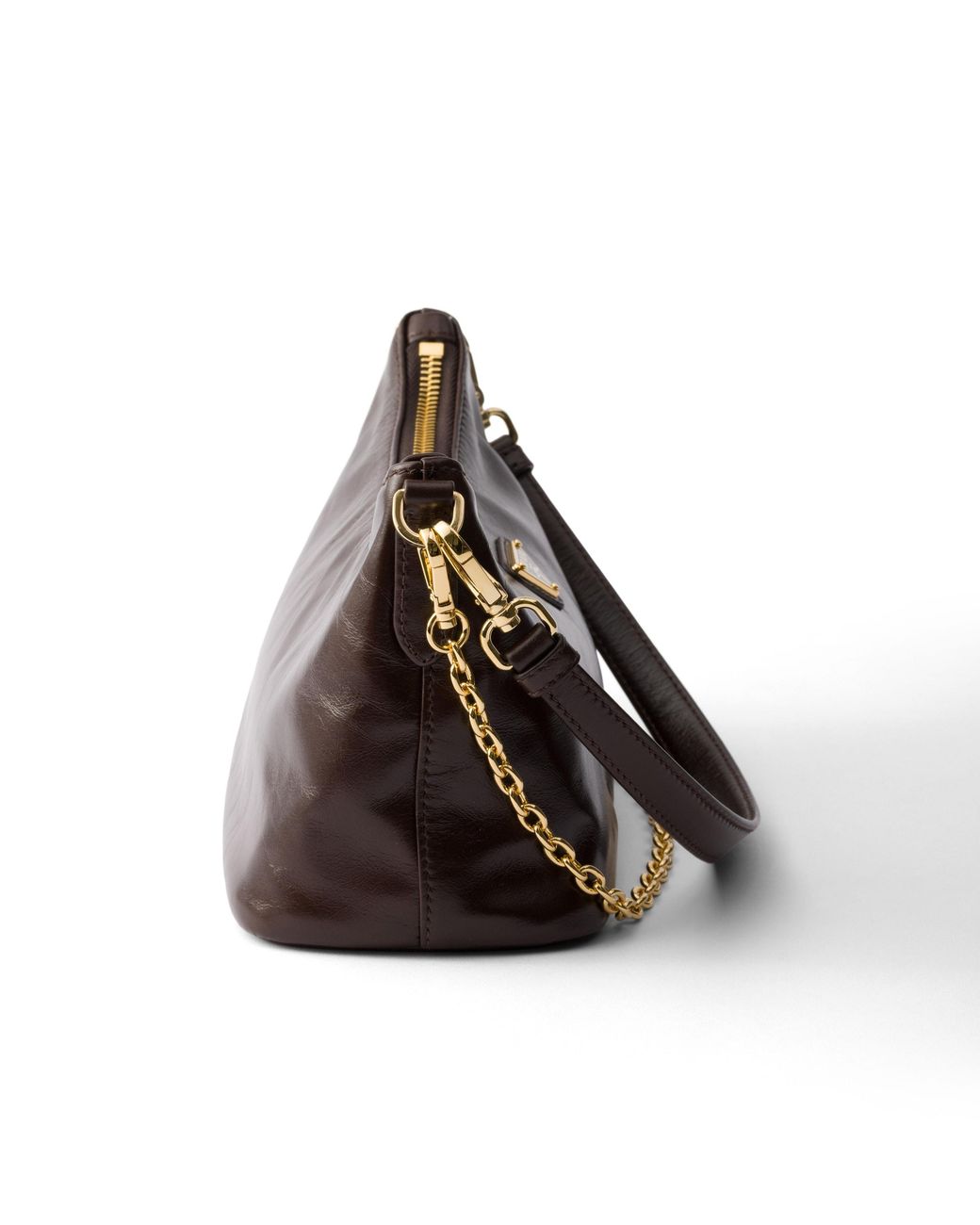 Prada White Leather Mini-Bag, Dark