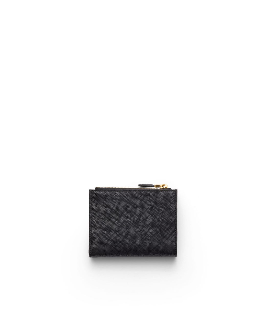 Prada White Small Saffiano Leather Wallet