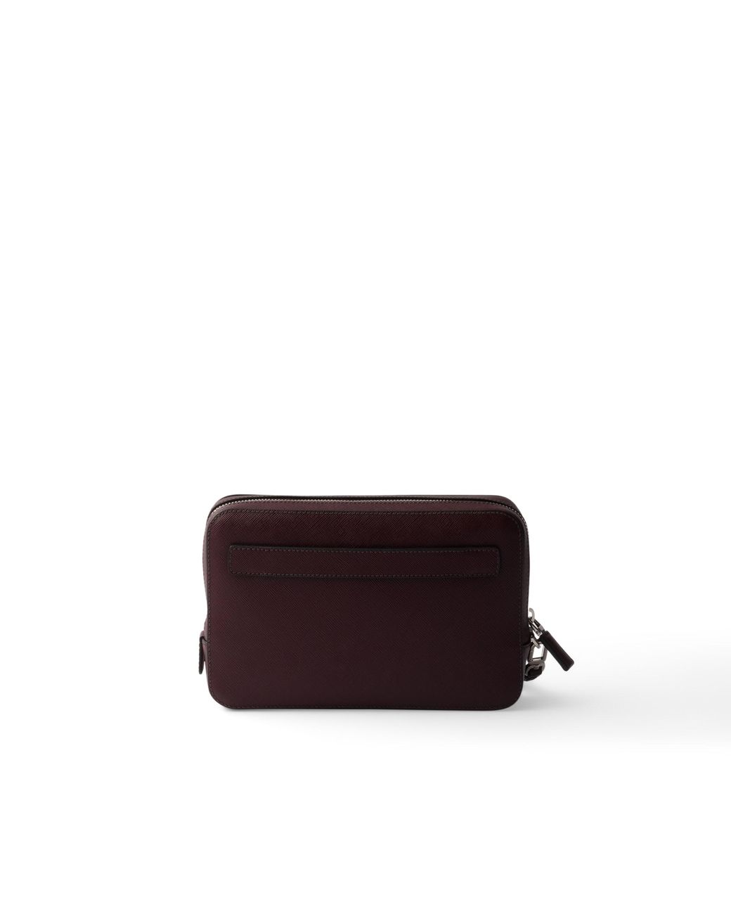 Prada Purple Saffiano Leather Clutch for men