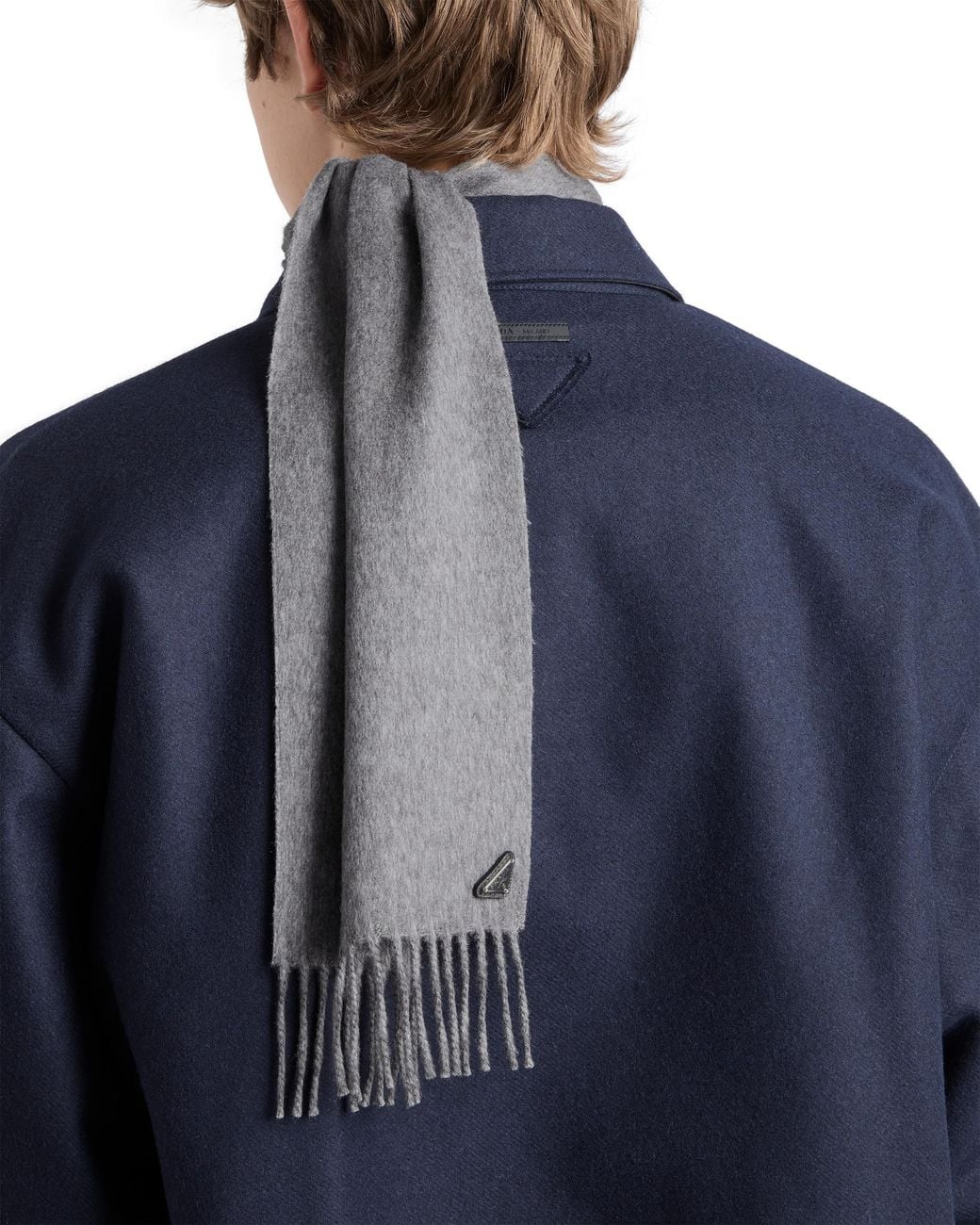 Sciarpa Unita di Prada in Gray da Uomo