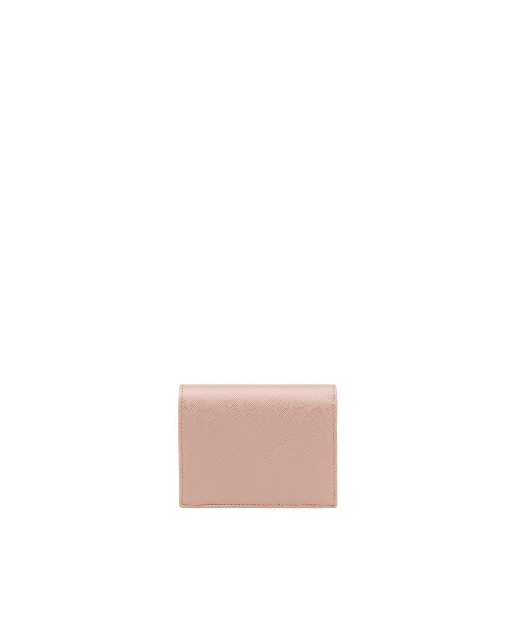 Prada Small Saffiano Leather Wallet, Powder in Pink | Lyst