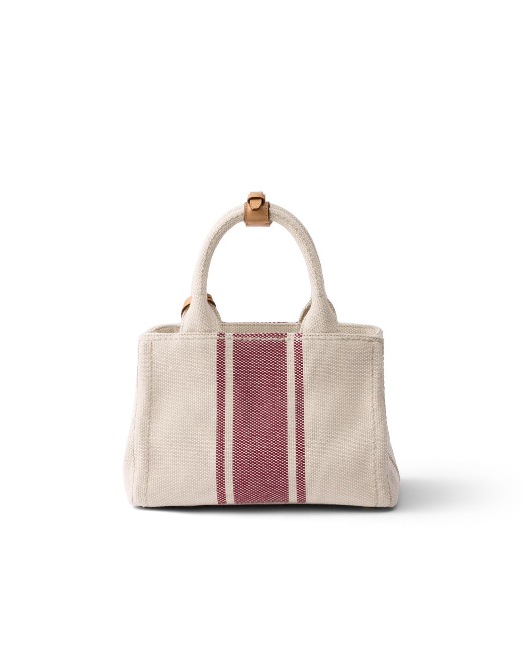 Prada Pink Jardinière Small Cotton Canvas Bag