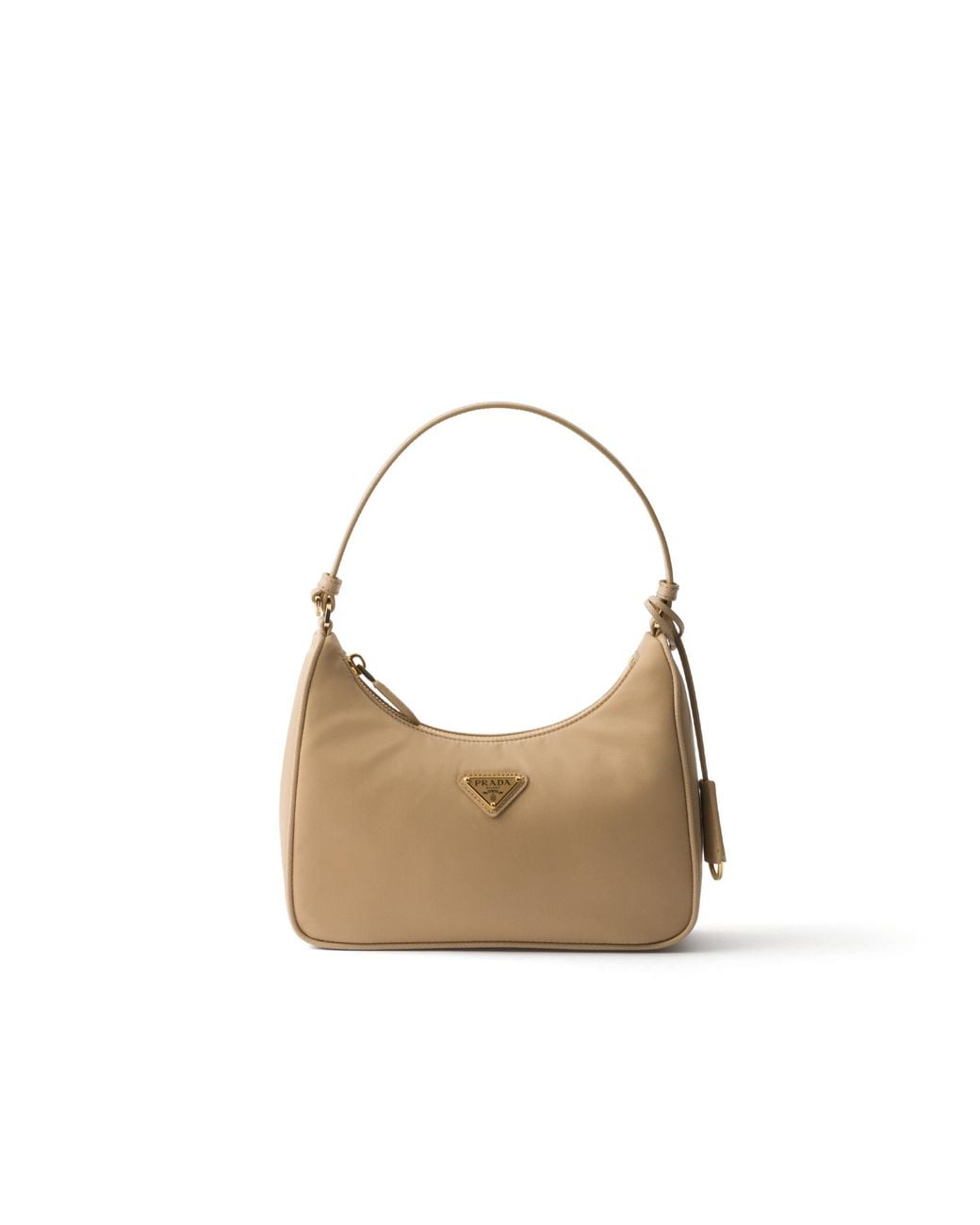 Prada White Re-Edition 2005 Re-Nylon And Saffiano Mini Bag