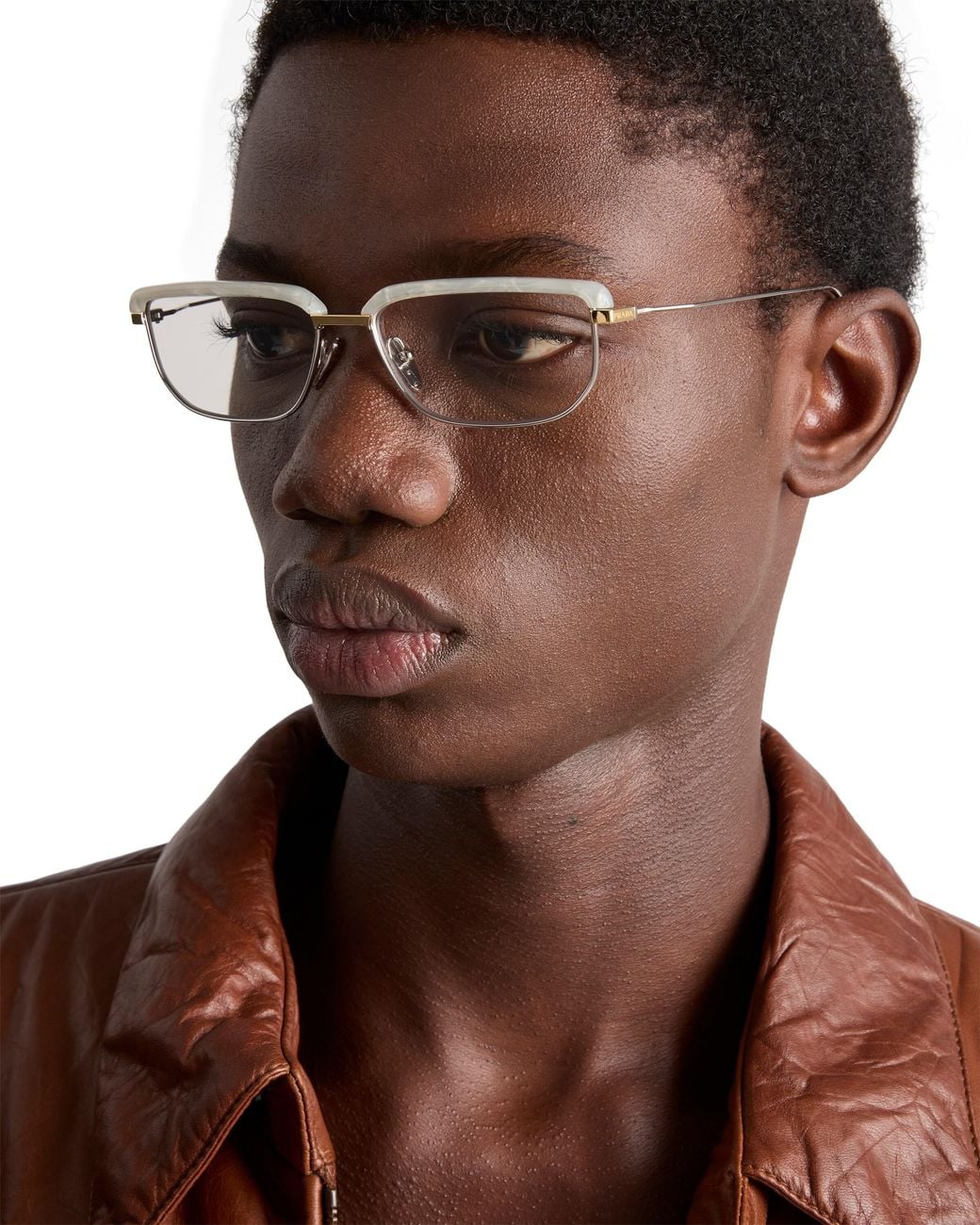 Prada White Runway Sunglasses for men