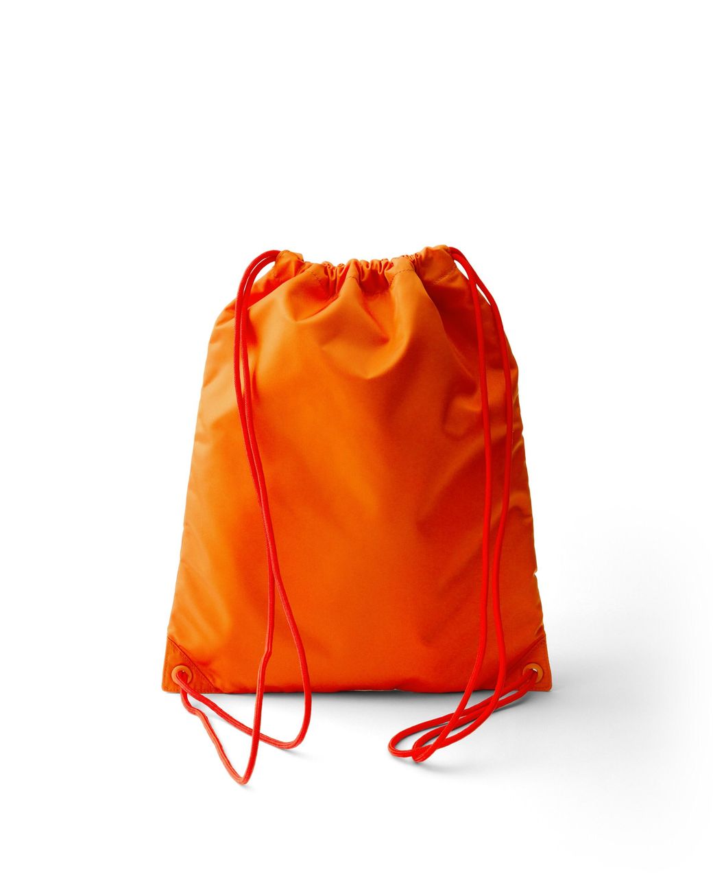 Prada Orange Re-Nylon Drawstring Backpack