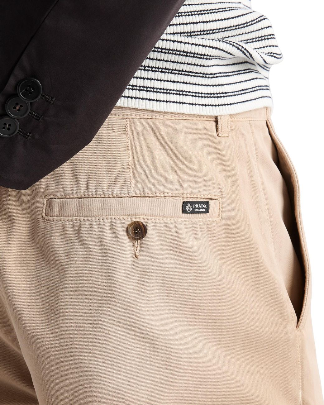Prada Natural Gabardine Pants for men