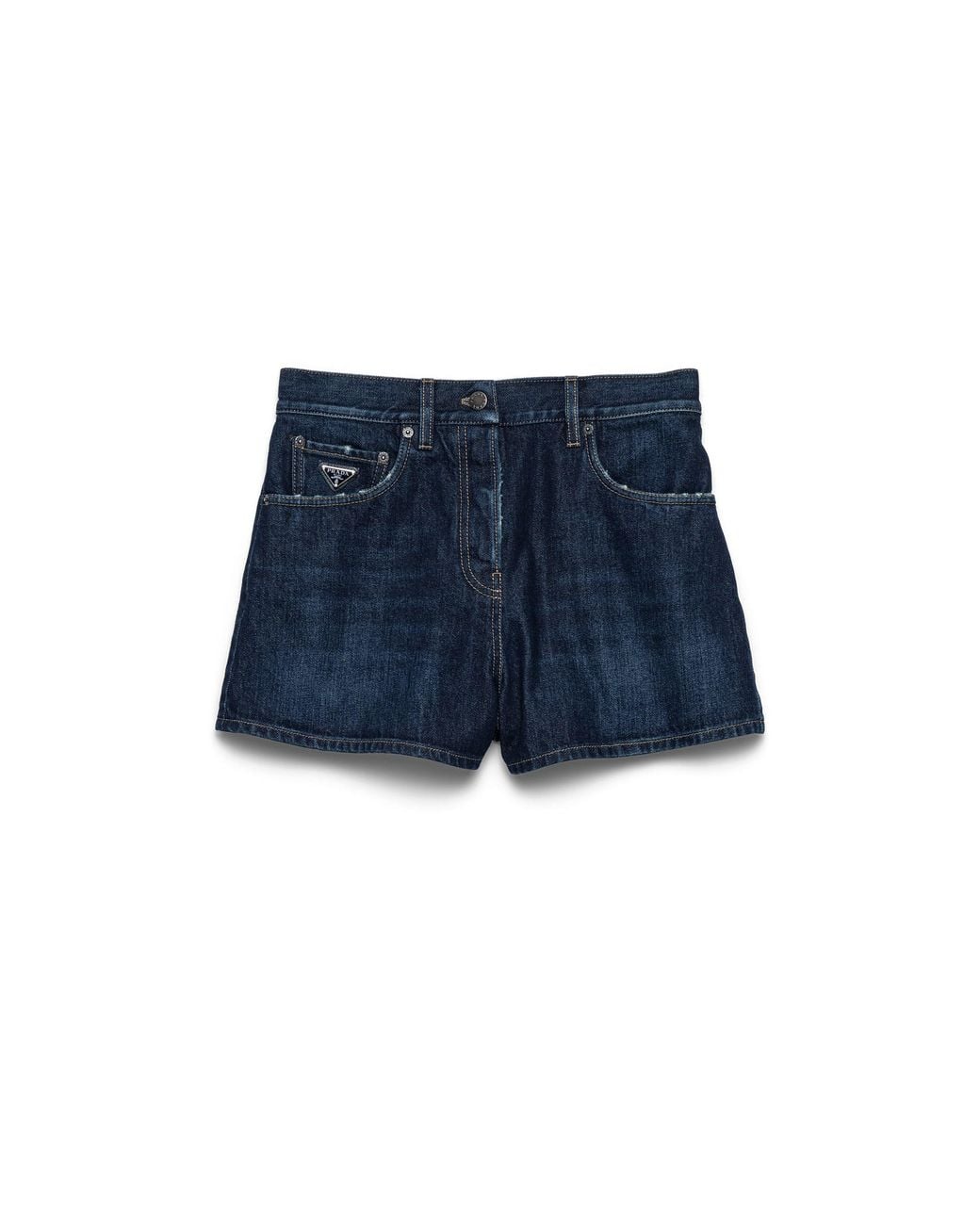 Prada Blue Denim Shorts