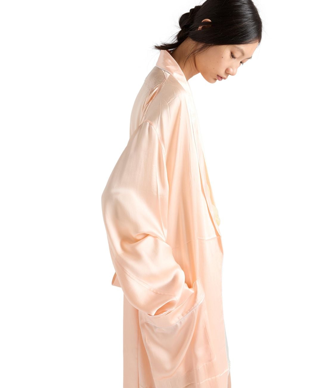 Prada Pink Silk Robe