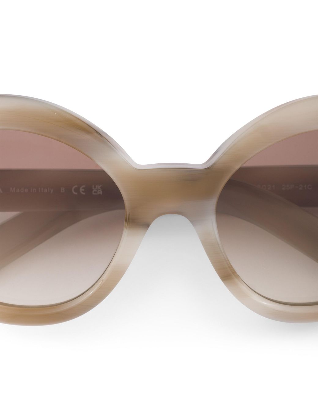 Prada White Shadowplay Sunglasses