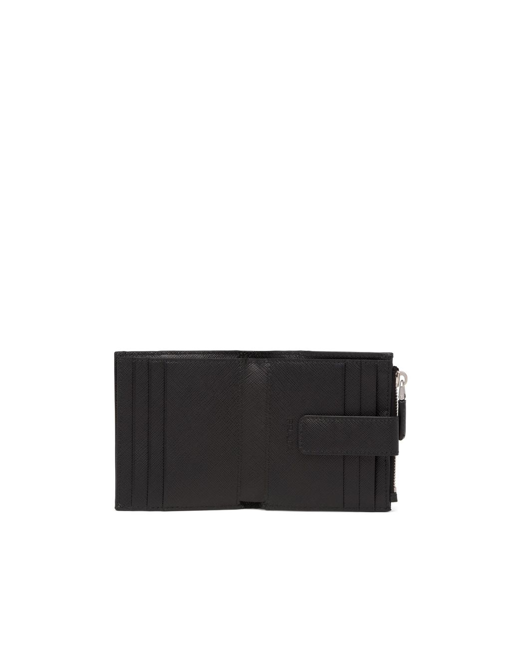 Prada White Saffiano Leather Card Holder for men