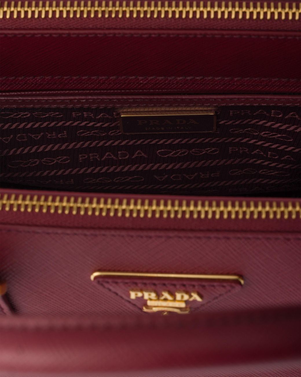 Prada Red Galleria Medium Saffiano Leather Bag
