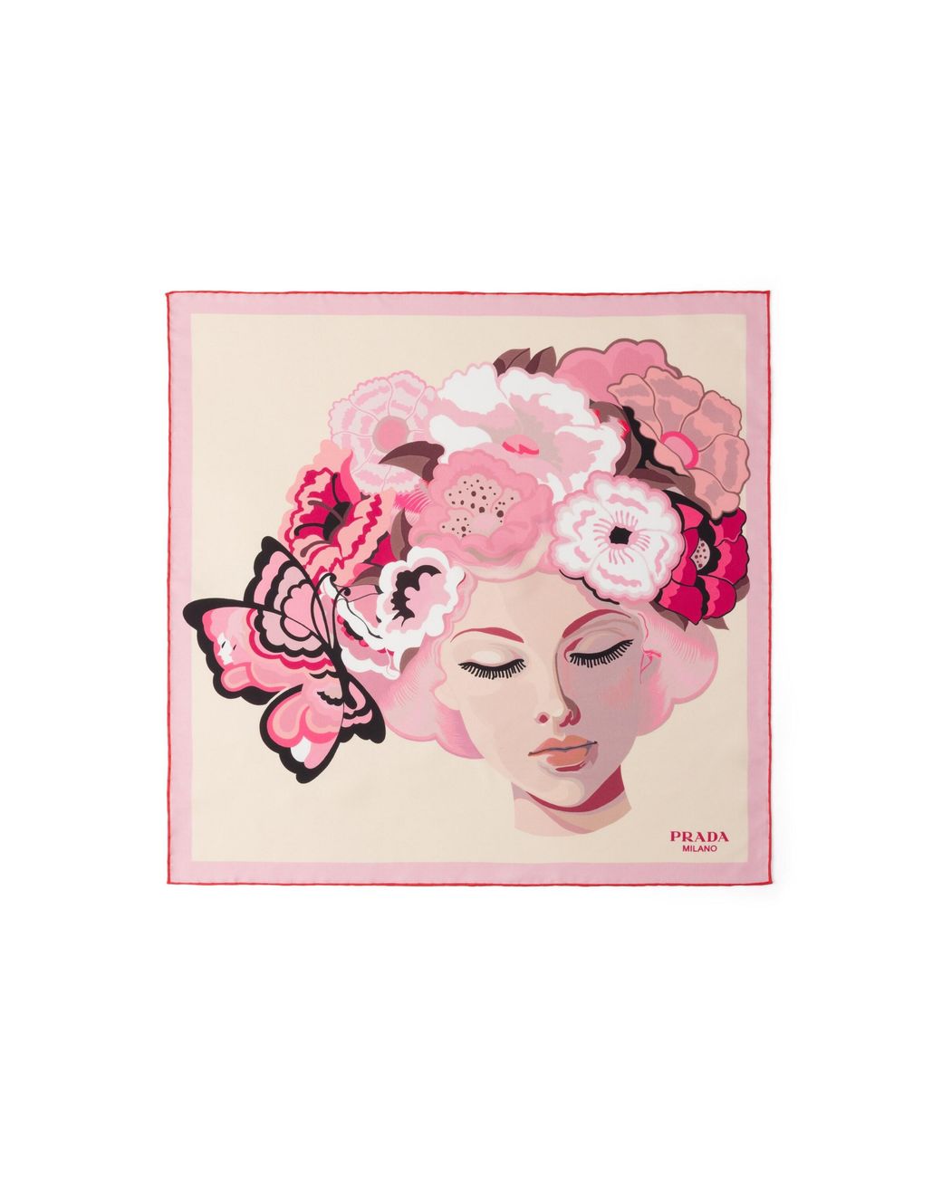 Foulard di Prada in Pink
