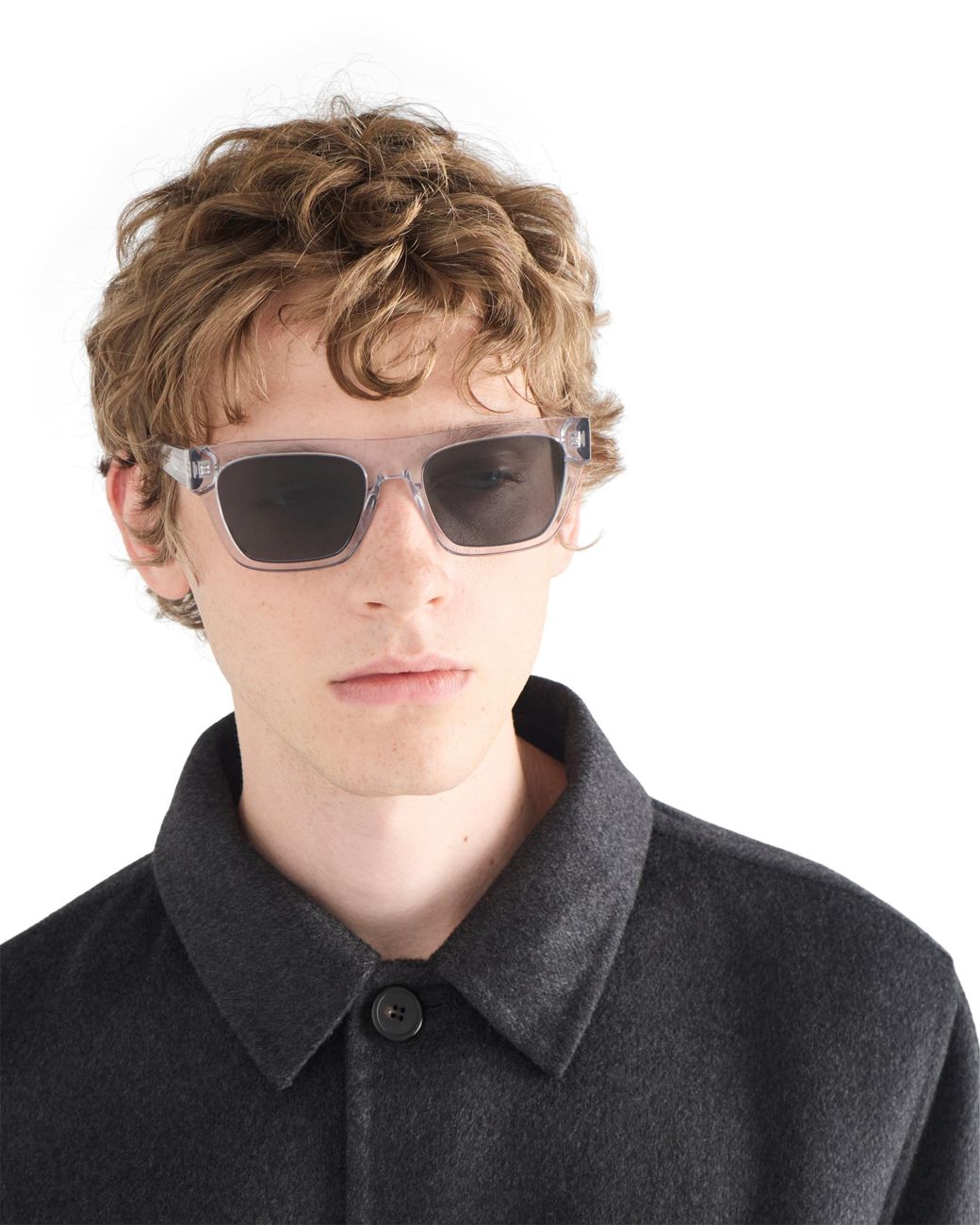 Occhiali Da Sole Con Logo Uomo di Prada in Blue da Uomo