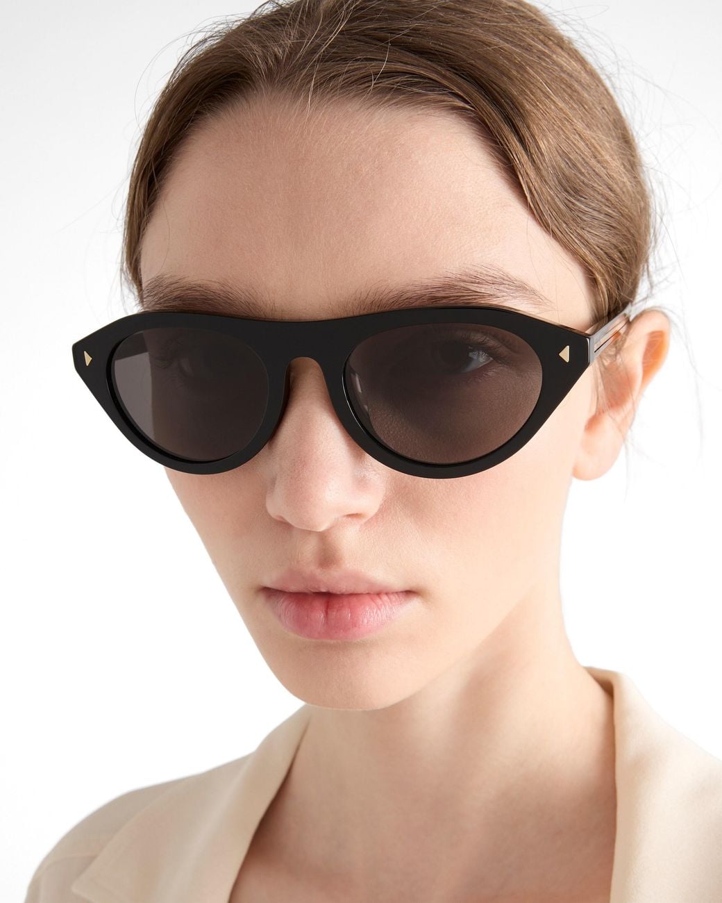 Prada Multicolor Sunglasses With The Iconic Metal Plaque