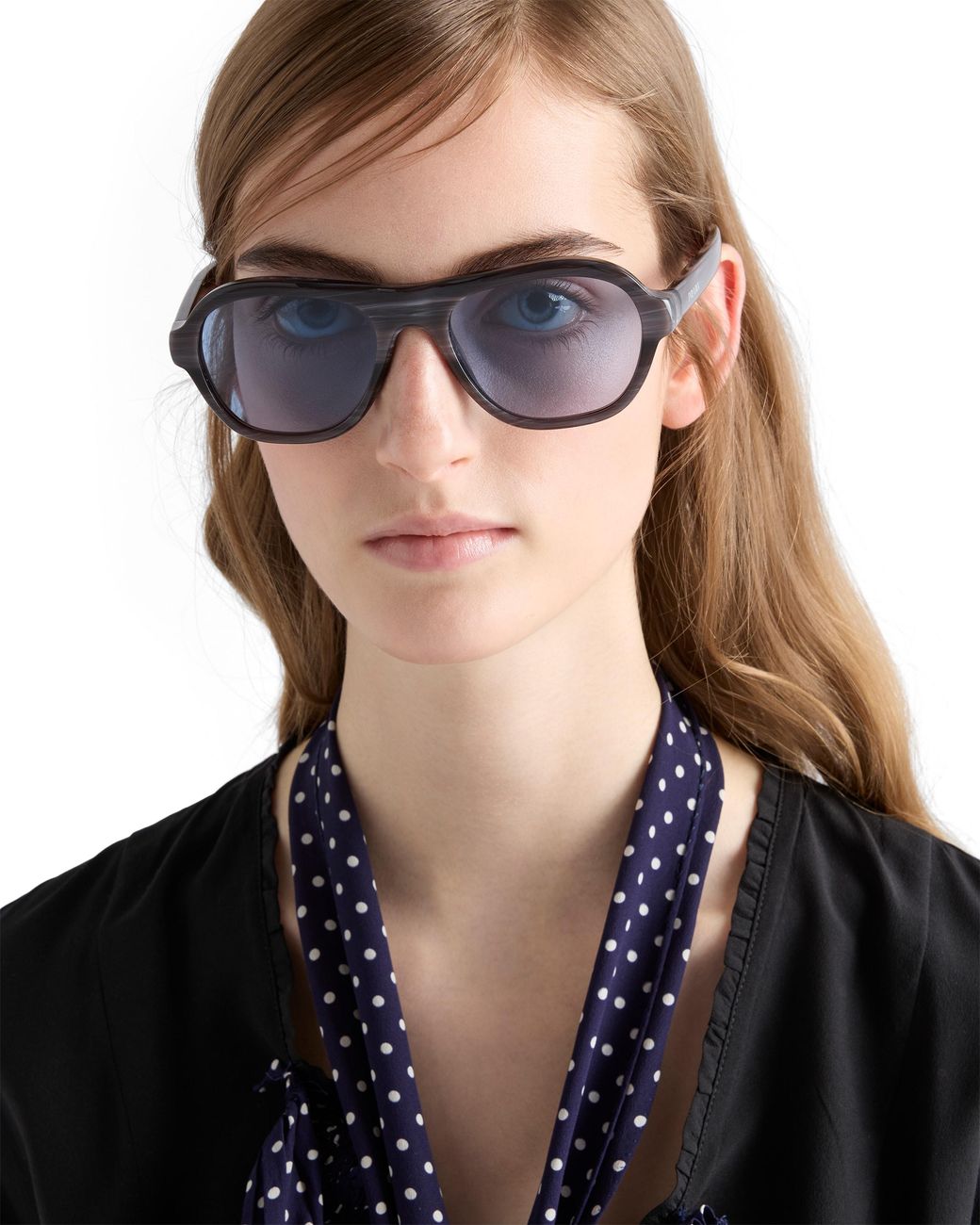 Prada Blue Shadowplay Sunglasses for men