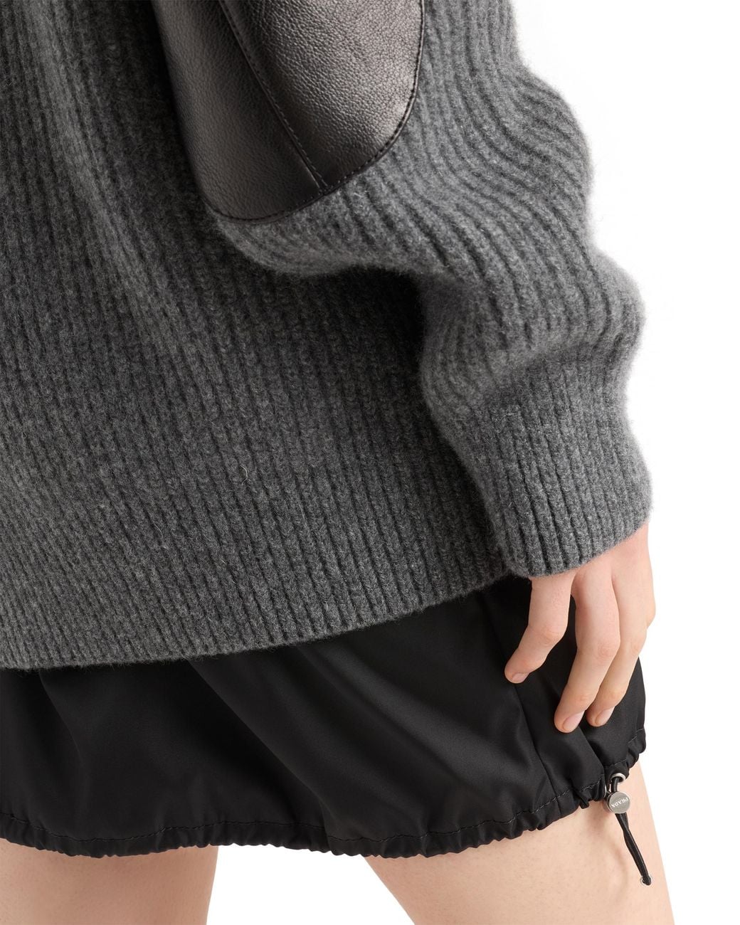 Minifalda De Re-Nylon, Mujer, Talla Prada de color Black