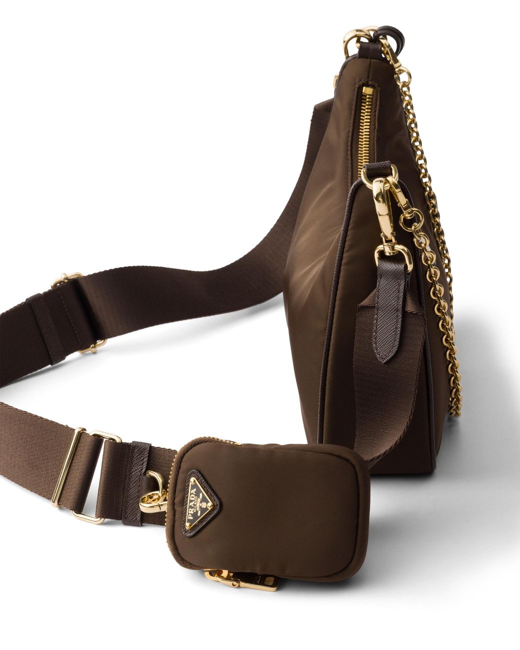 Prada Brown Re-Edition 2005 Re-Nylon Bag