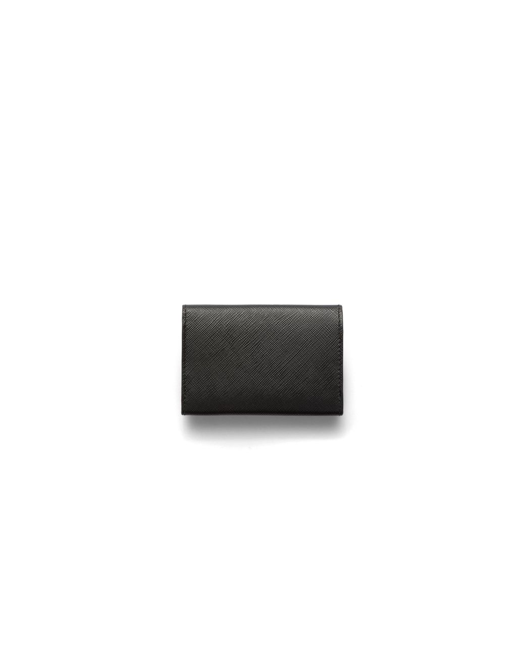 Prada White Saffiano Leather Card Holder