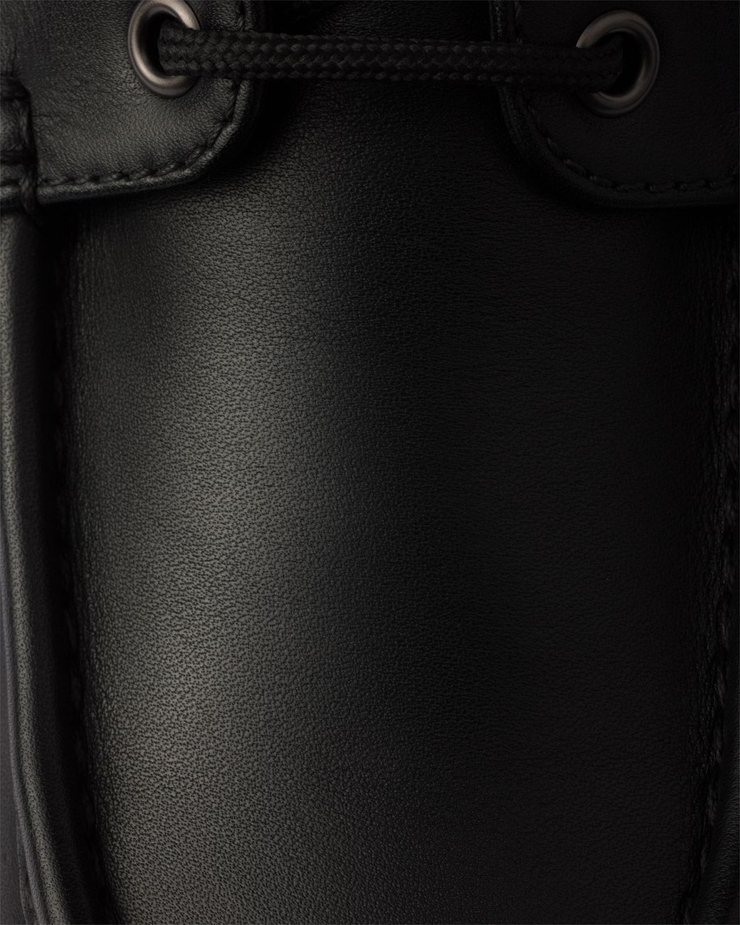 Prada Black Laced Leather Booties for men