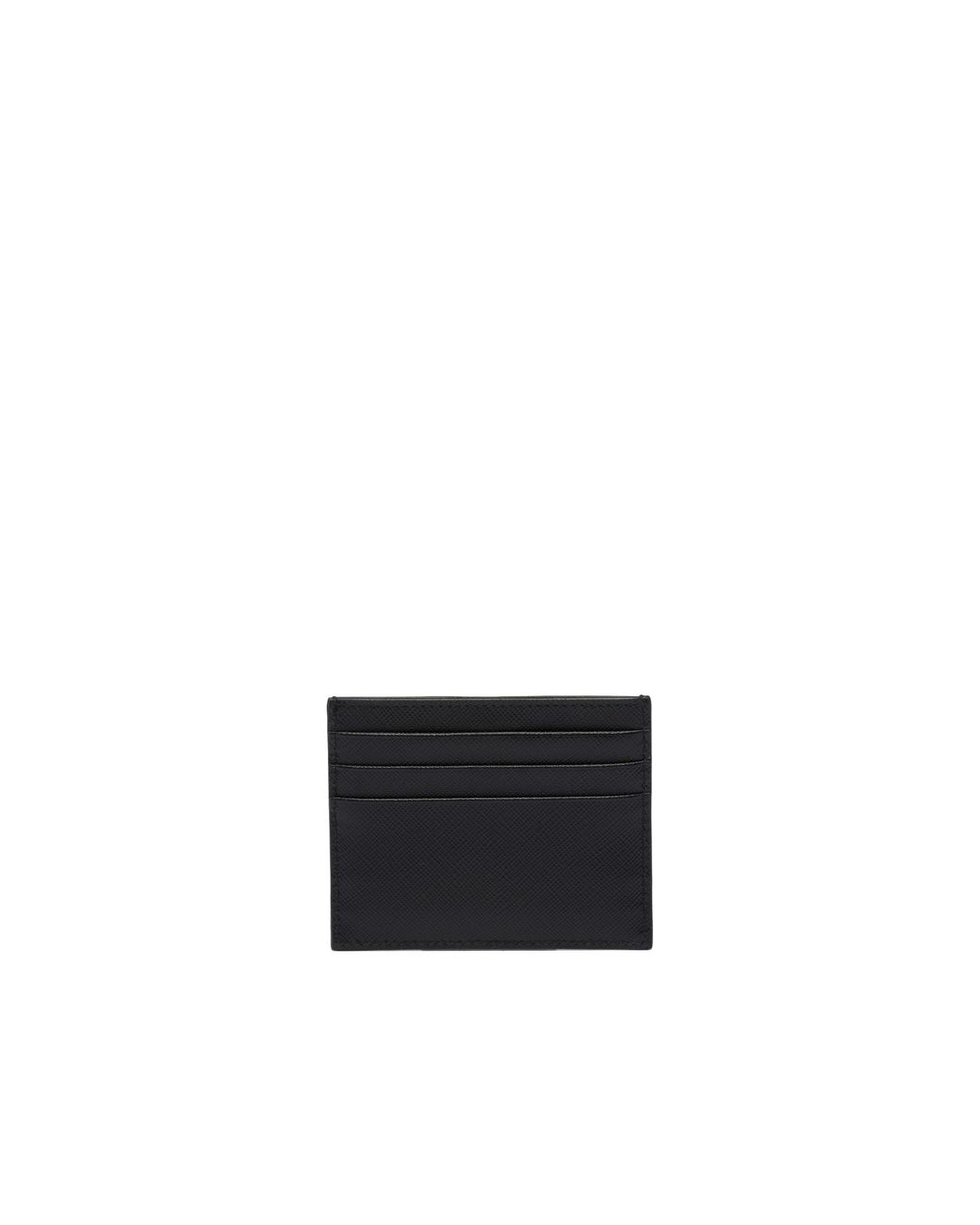 Prada White Saffiano Leather Card Holder