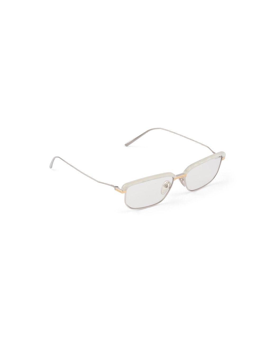 Prada White Runway Sunglasses for men