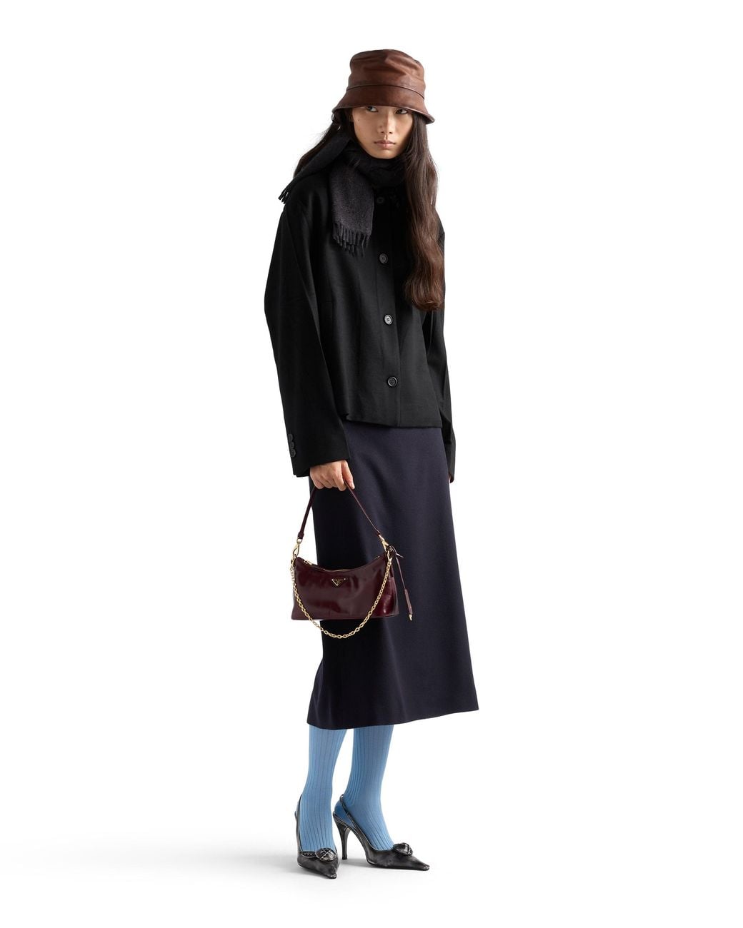 Prada Purple Leather Mini-Bag