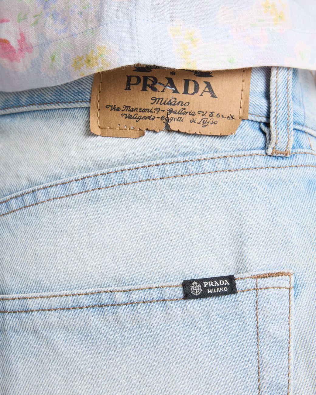 Bermuda di Prada in Blue