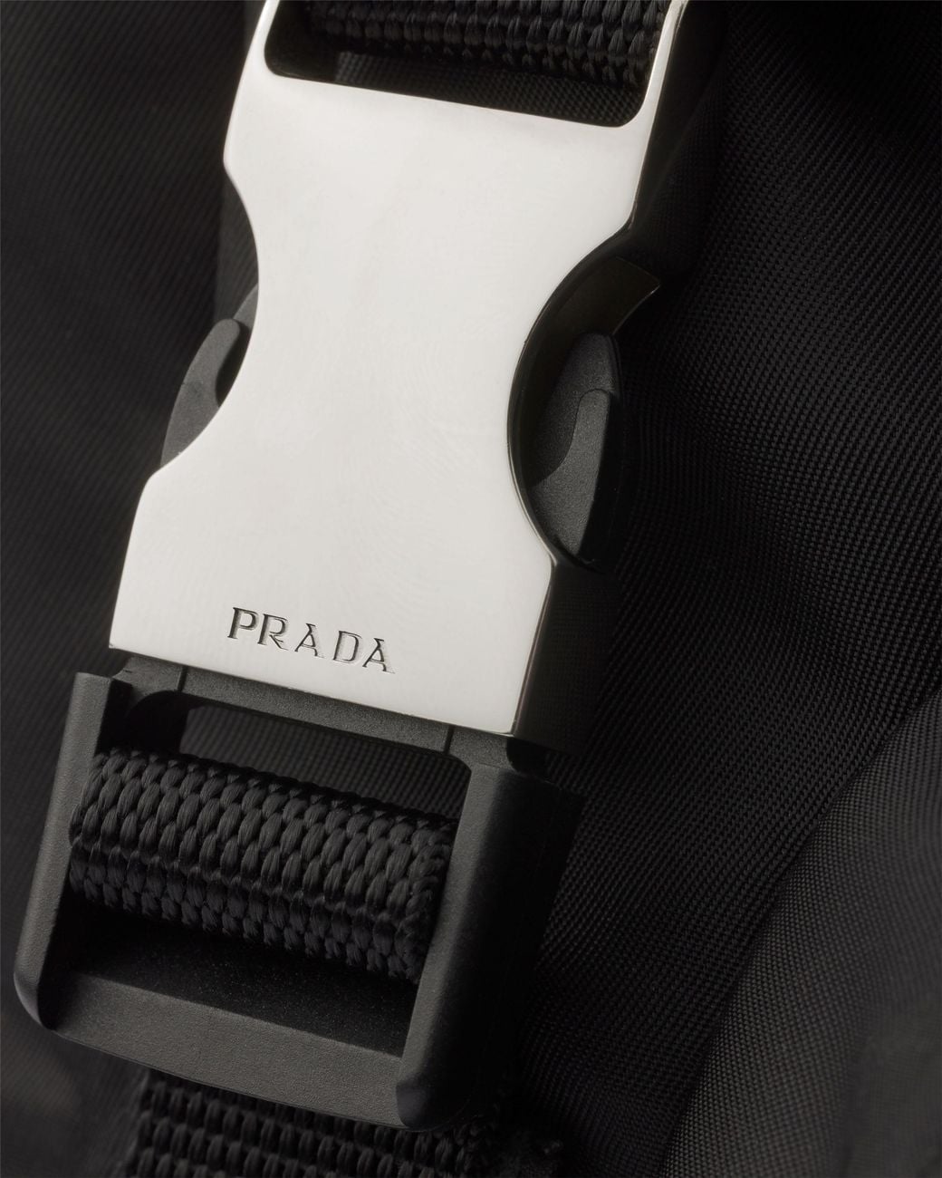 Prada Black Re-Nylon And Saffiano Leather Backpack for men