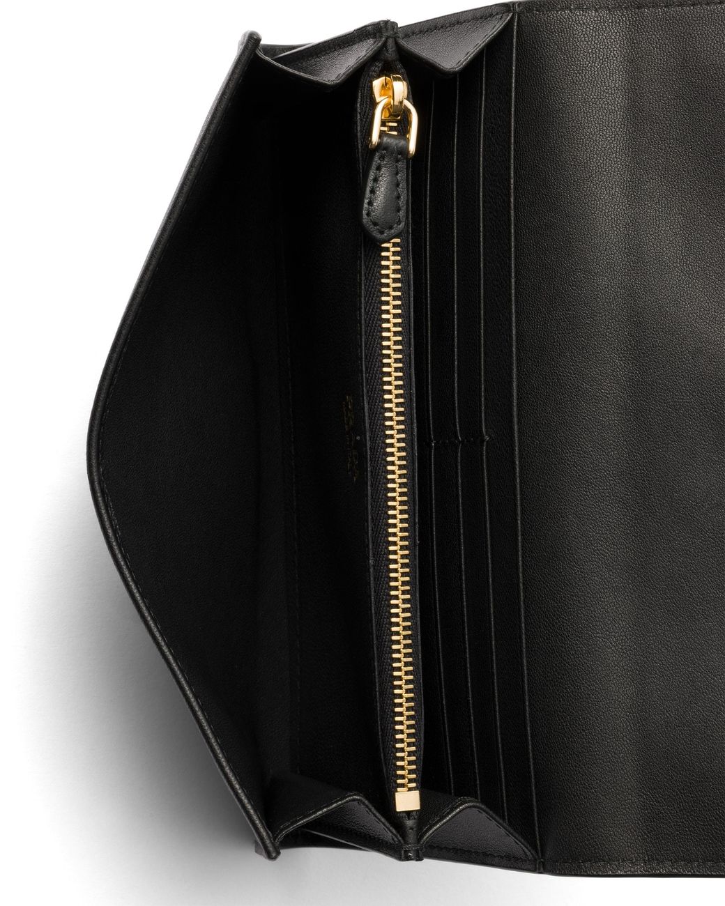 Prada Black Large Nappa Leather Wallet