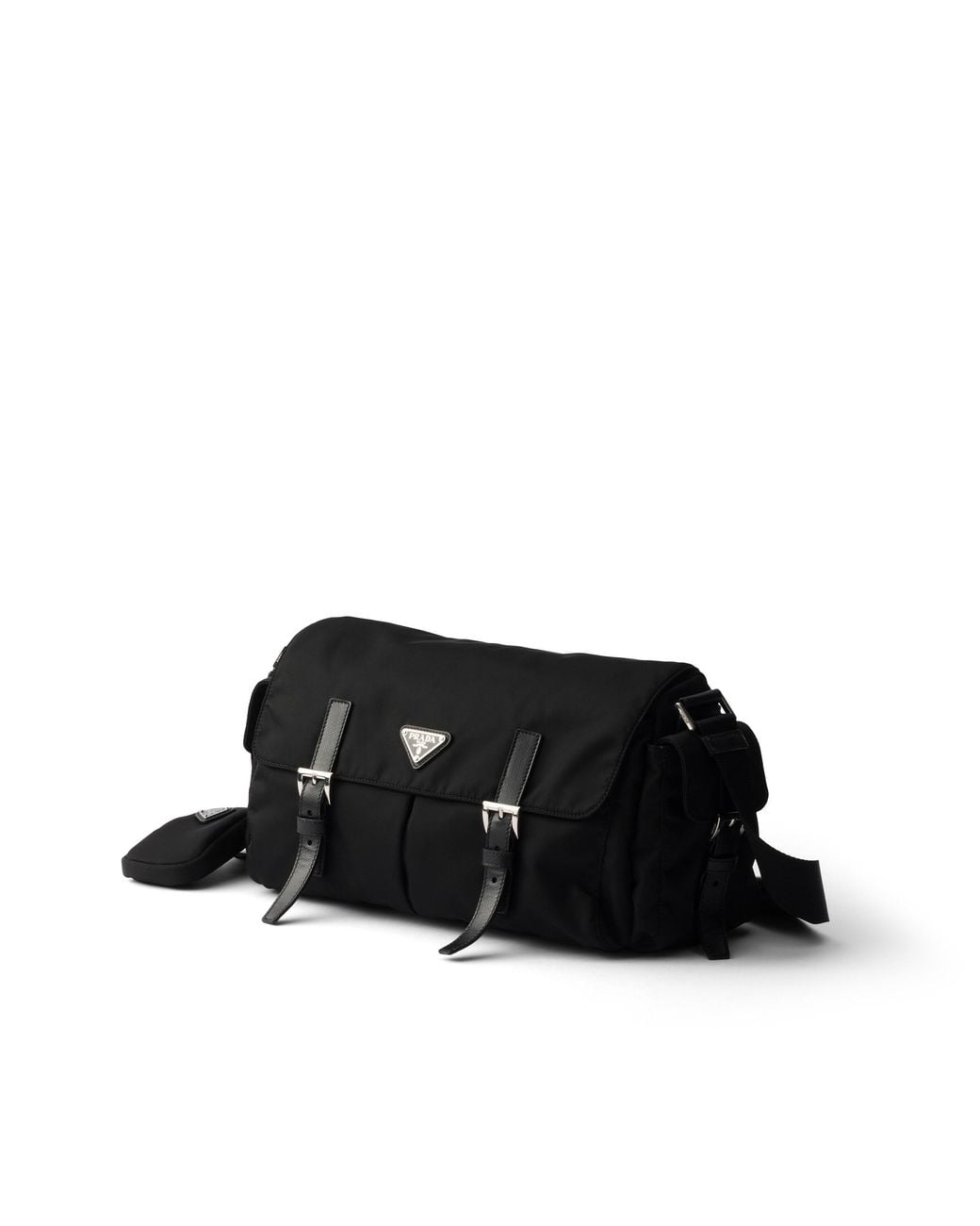 Prada Black Large Re-Nylon Shoulder Bag