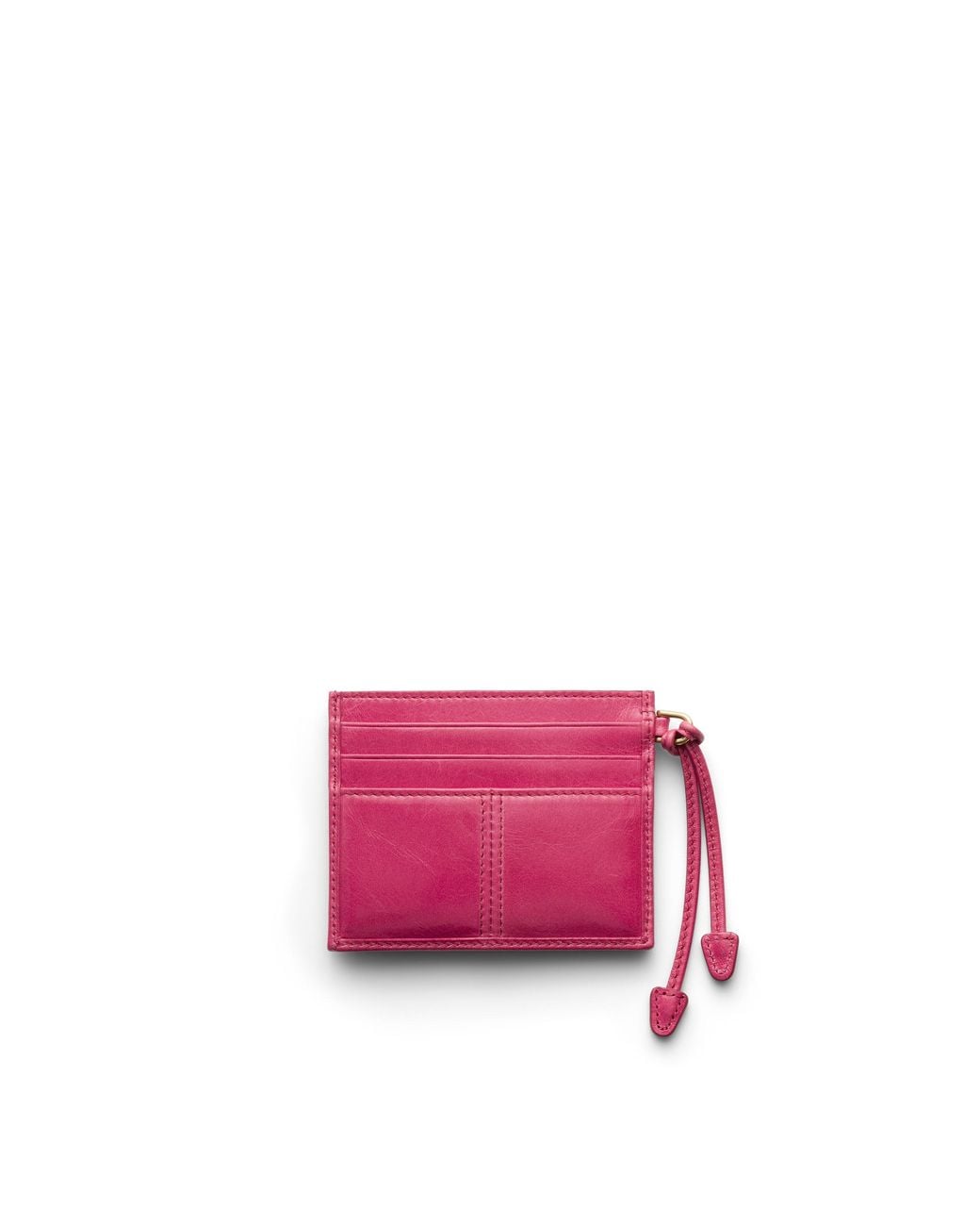 Prada Pink Kartenetui Aus Leder, Damen