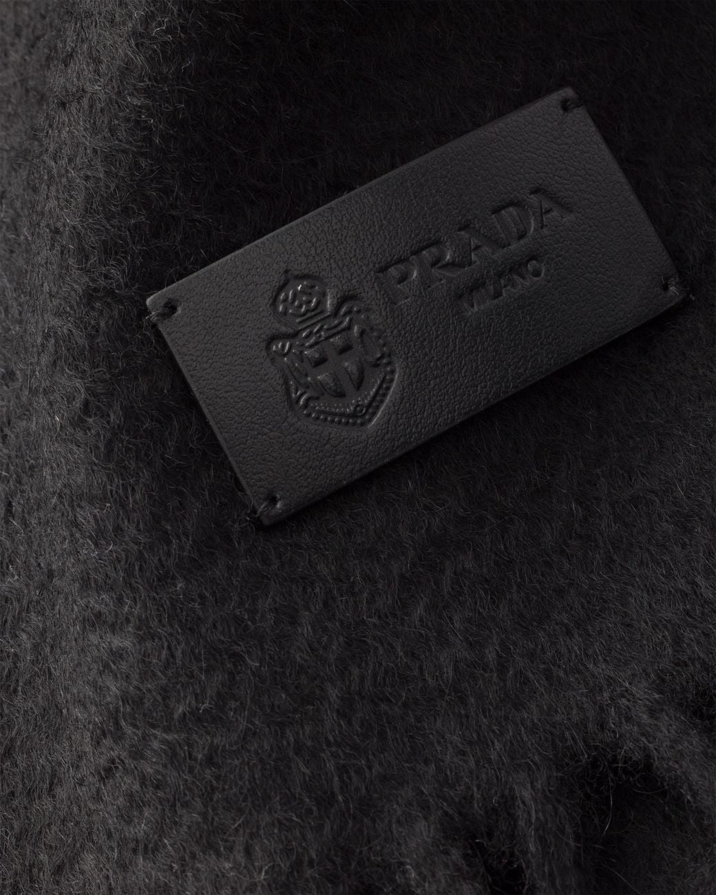 Prada Black Cashmere Scarf