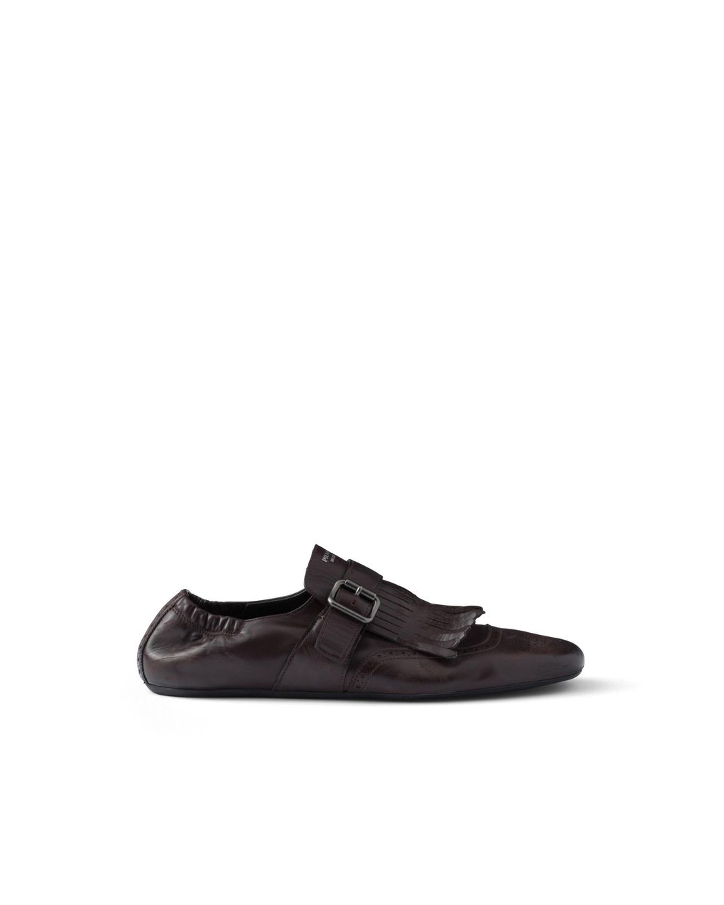 Prada Multicolor Shuffle Fringed Monk Strap Shoes for men