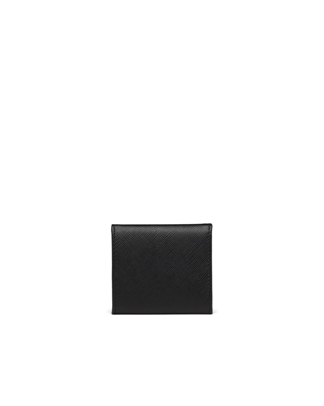 Prada White Saffiano Leather Coin Purse for men