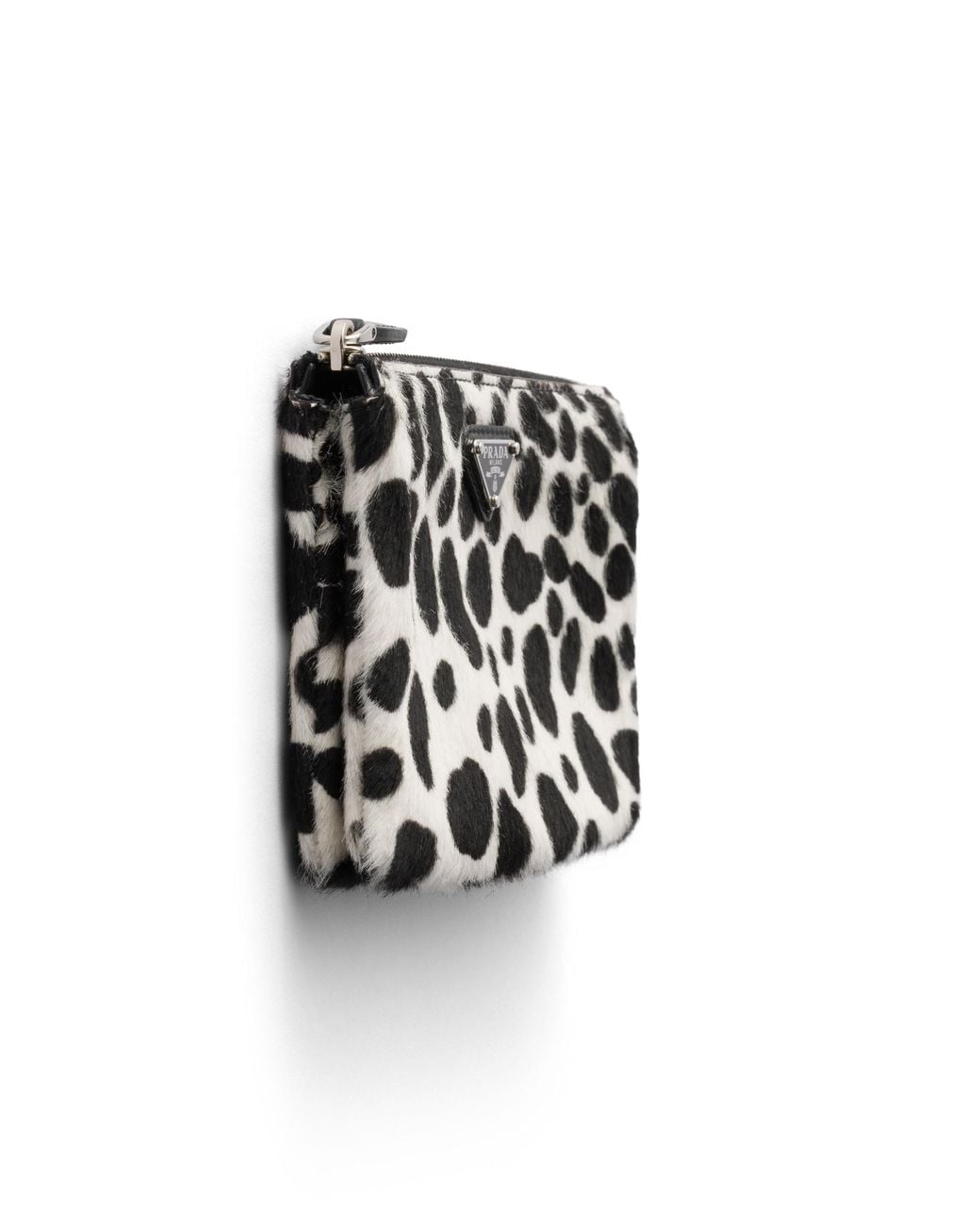Pouch Con Zip di Prada in White