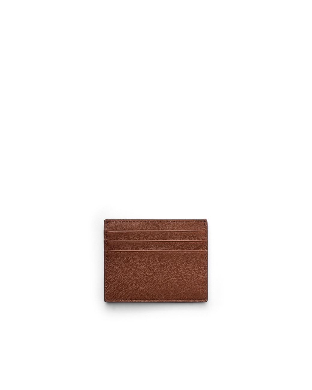 Prada Brown Leather Card Holder