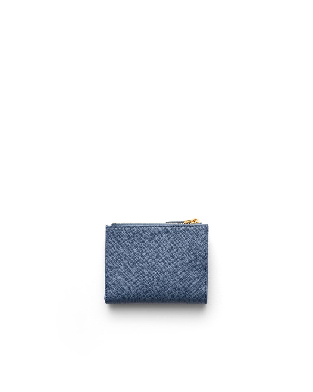 Prada Blue Small Saffiano Leather Wallet, Aviation