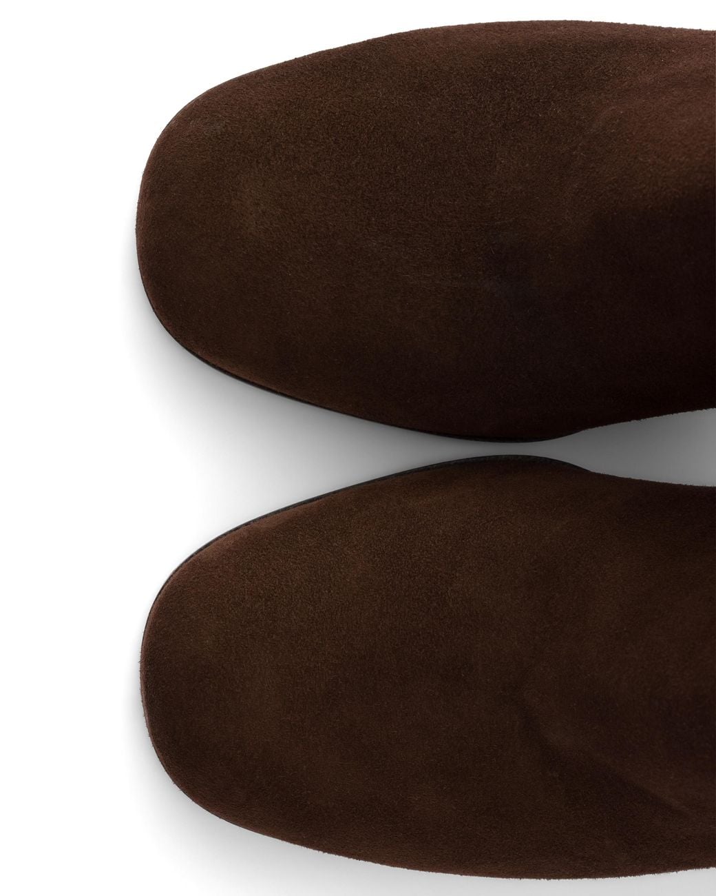 Prada Black Suede Booties, Dark