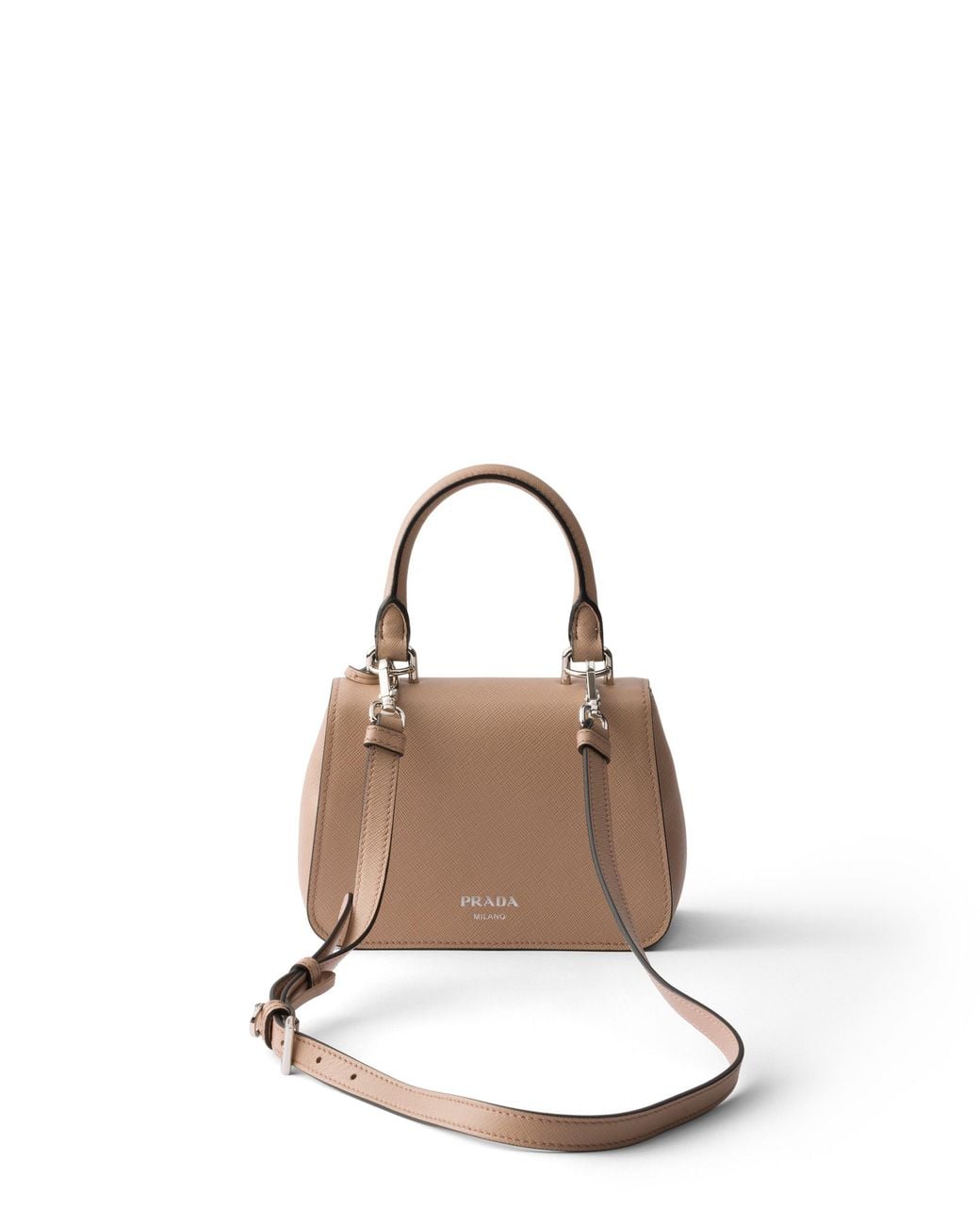 Prada White Avoir Mini Handbag