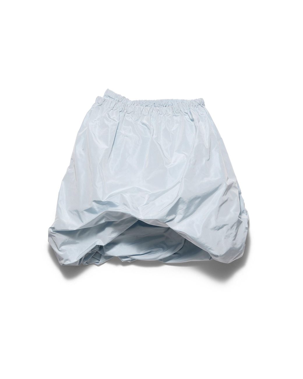 Prada Blue Technical Taffeta Skirt, Astro