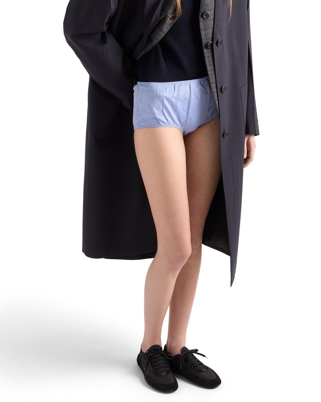 Prada Blue Taffeta Briefs
