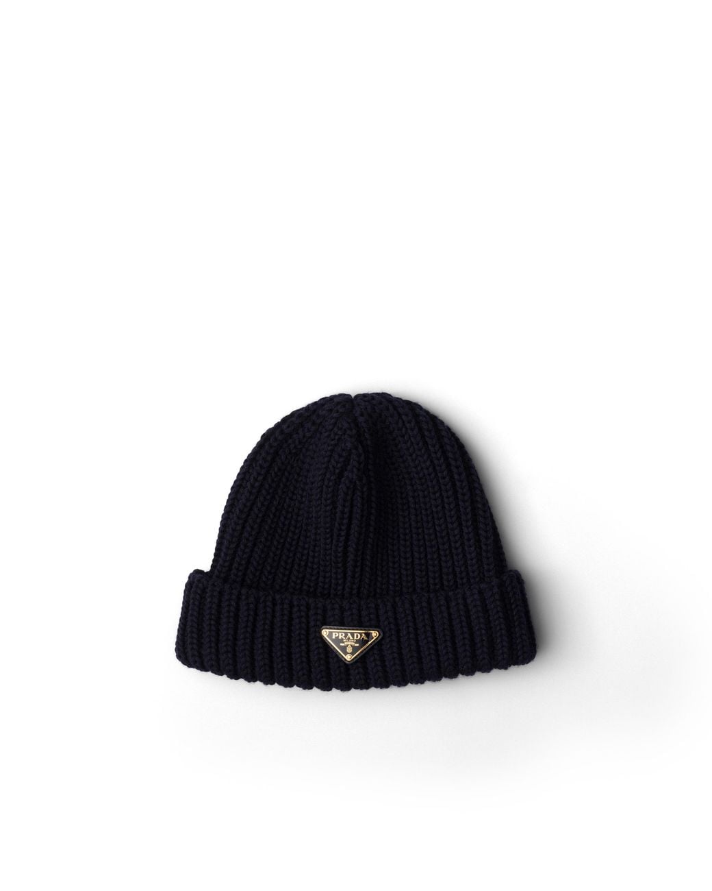 Prada Blue Wool Beanie