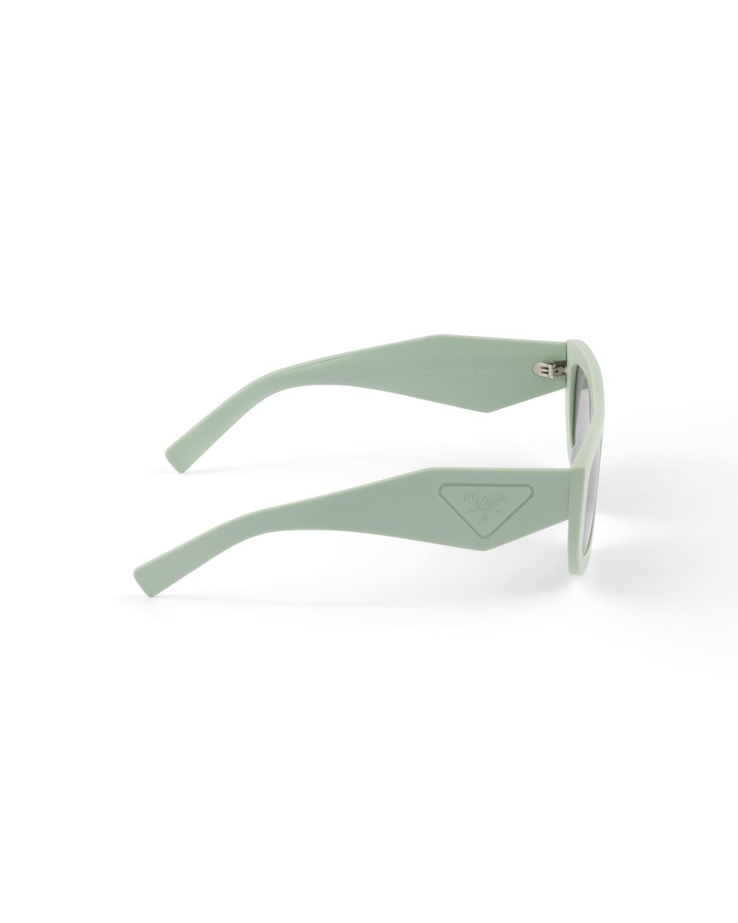 Prada Gray Sunglasses With Triangle Logo