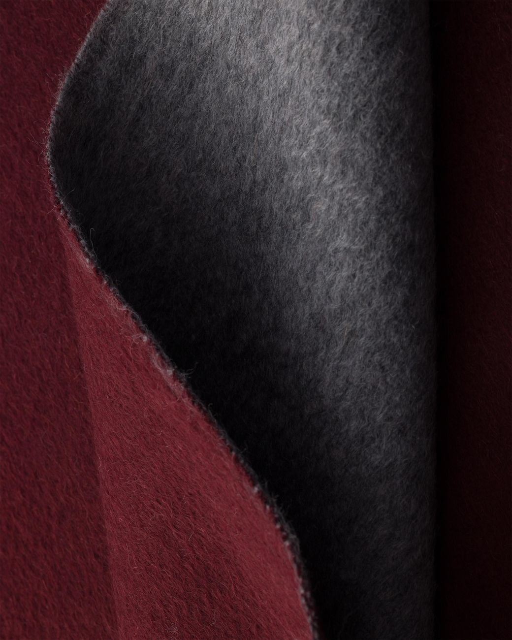 Prada Red Double Cashmere Scarf for men